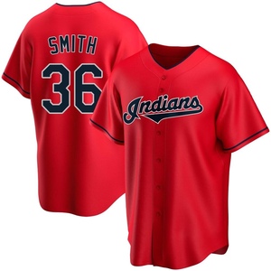 Men's Cleveland Guardians Cade Smith Replica Red Alternate Jersey