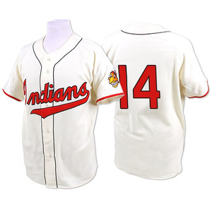 Men's Cleveland Guardians Larry Doby Replica Cream 1948 Throwback Jersey