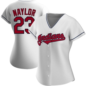 Women's Cleveland Guardians Bo Naylor Replica White Home Jersey