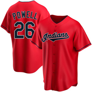 Youth Cleveland Guardians Boog Powell Replica Red Alternate Jersey