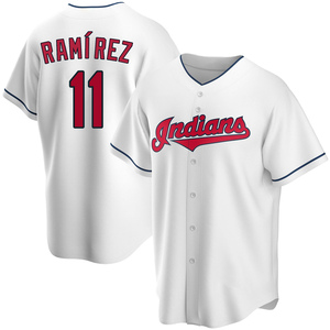 Youth Cleveland Guardians Jose Ramirez Replica White Home Jersey